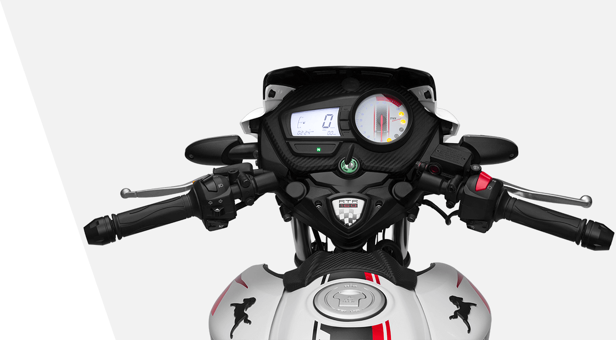 Tvs Apache Rtr 160 New Model White Colour