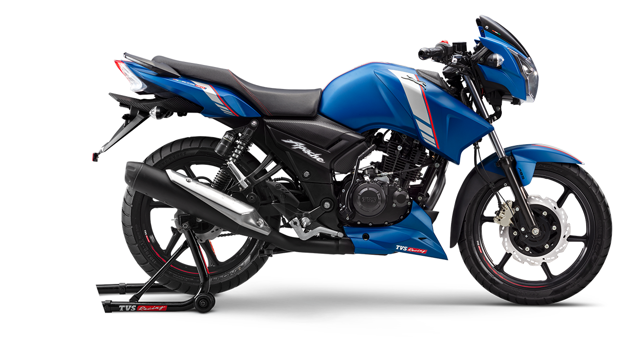 Blue Apache Rtr 160 Price In India